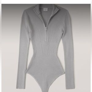 COPY - Abercrombie & Fitch Grey bodysuit